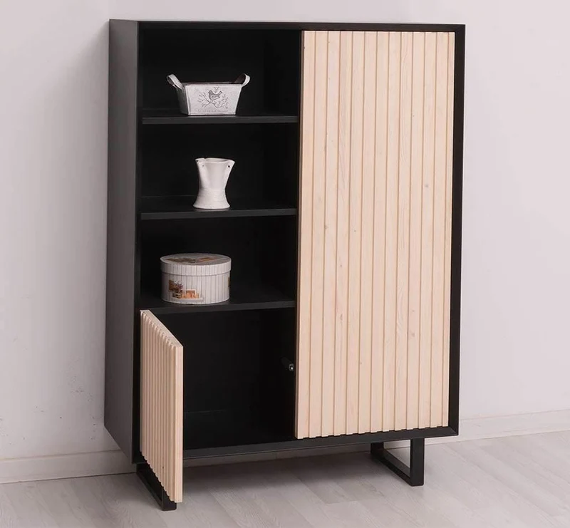 Wohnzimmerschrank aus Massivholz | Highboard in verschiedenen Farben