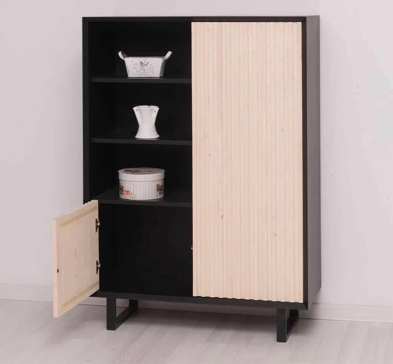 Wohnzimmerschrank aus Massivholz | Highboard in verschiedenen Farben