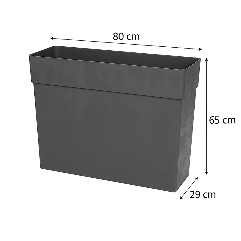 Rollbarer XXL Sichtschutz 'LIKE' 80 cm (Farbe wählbar)