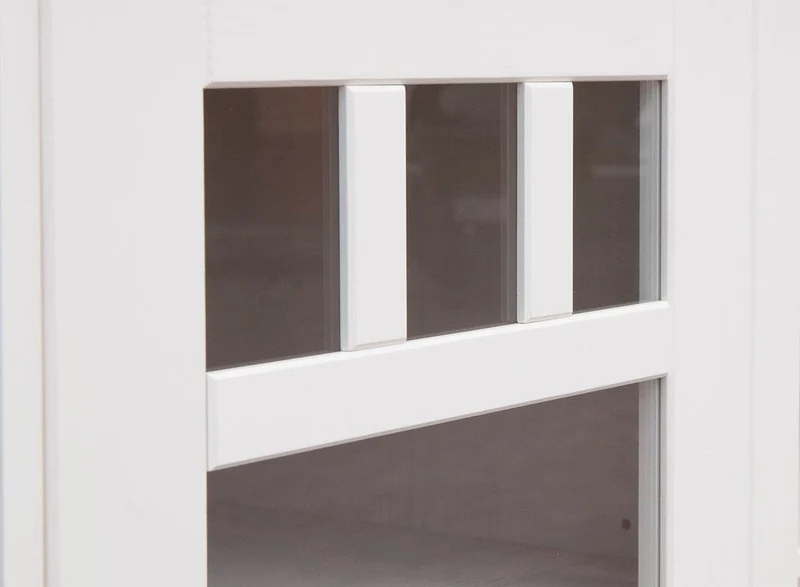 Kommode Belluno Elegante in Weiß | Sideboard mit drei Schubladen und Türen