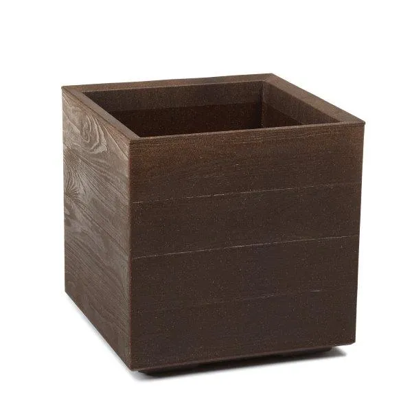 XL Pflanzkasten 'Eco' Holz Optik in verschiedenen Farben (Farbe wählbar)