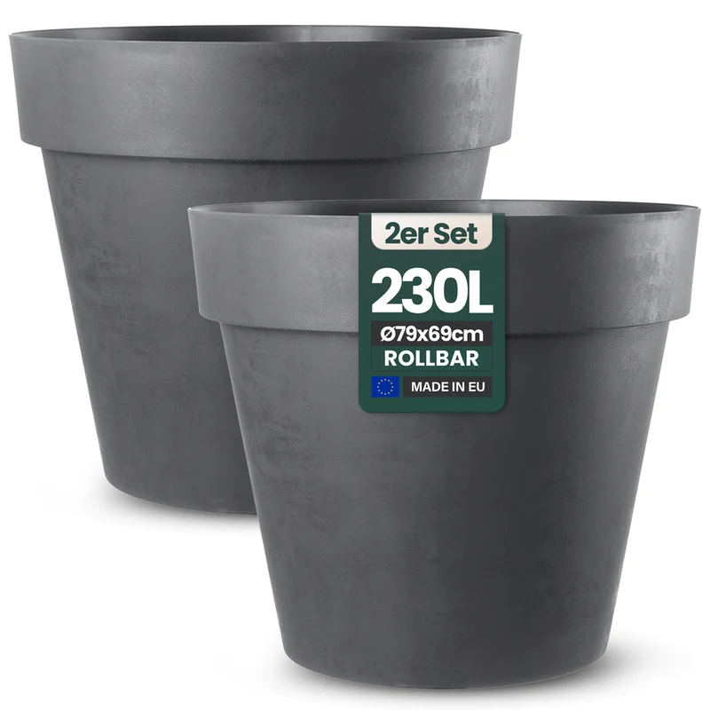 Rollbarer XL/XXL Pflanzkübel "LIKE" in verschiedenen Farben (wählbar)