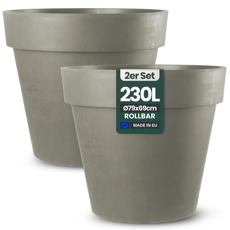 Rollbarer XL/XXL Pflanzkübel "LIKE" in verschiedenen Farben (wählbar)