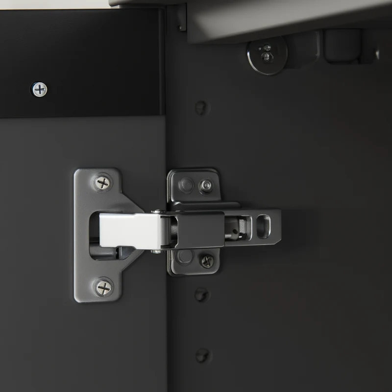 Waschbeckenunterschrank mit zwei Türen und Einlegeboden, Soft-Close
