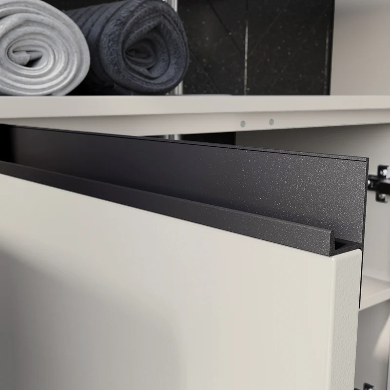 Waschbeckenunterschrank mit zwei Türen und Einlegeboden, Soft-Close