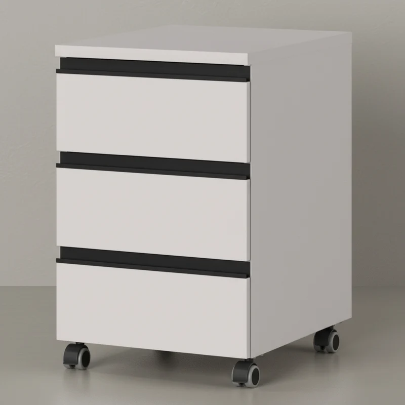 Rollcontainer 40x63 cm | Soft-Close & Mobil | Büro & Home Office