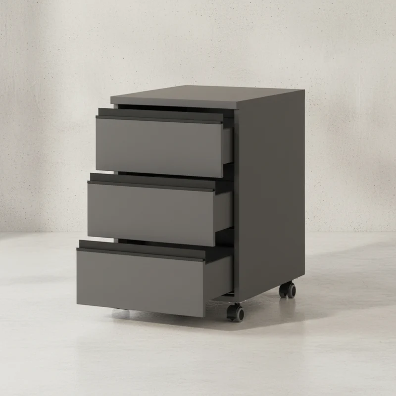Rollcontainer 40x63 cm | Soft-Close & Mobil | Büro & Home Office