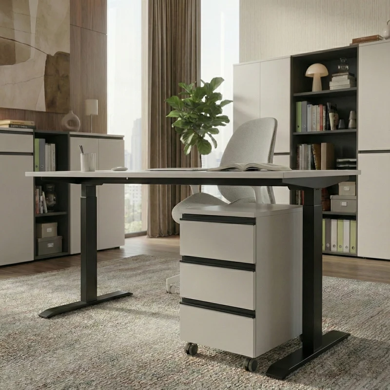 Rollcontainer 40x63 cm | Soft-Close & Mobil | Büro & Home Office