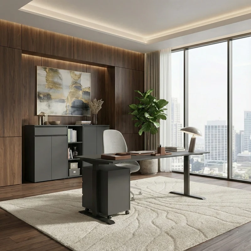 Rollcontainer 40x63 cm | Soft-Close & Mobil | Büro & Home Office