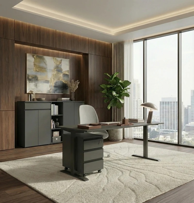 Rollcontainer 40x63 cm | Soft-Close & Mobil | Büro & Home Office
