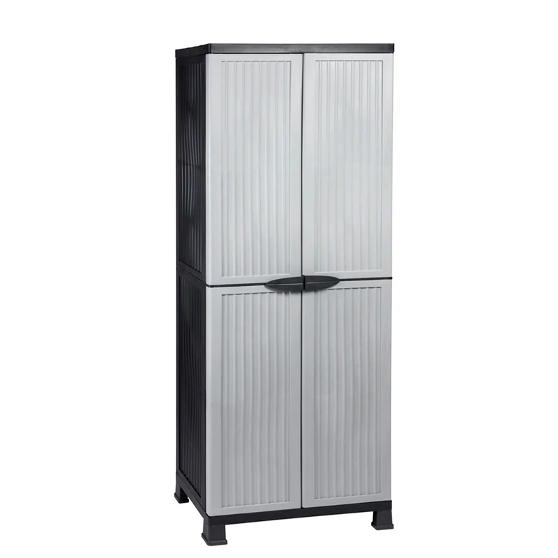 Bundle: NOBLE / Kunststoffschrank mit 3 Einlegeböden + Kunststoffschrank mit 1 Einlegeboden