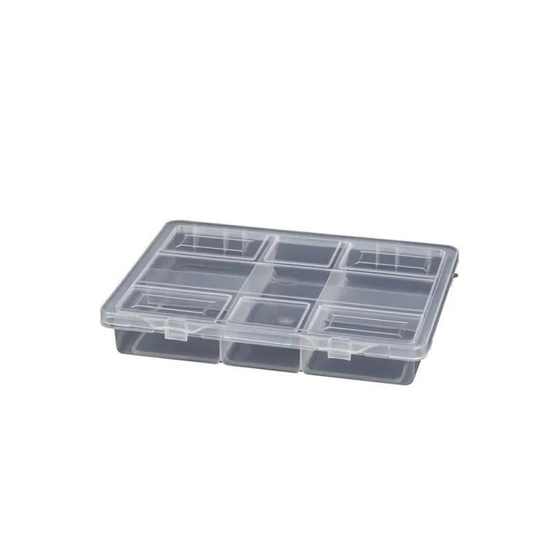 Organizer Set 4tlg.: Sortimentskästen in verschiedenen Größen (Schwarz/Blau/Transparent)