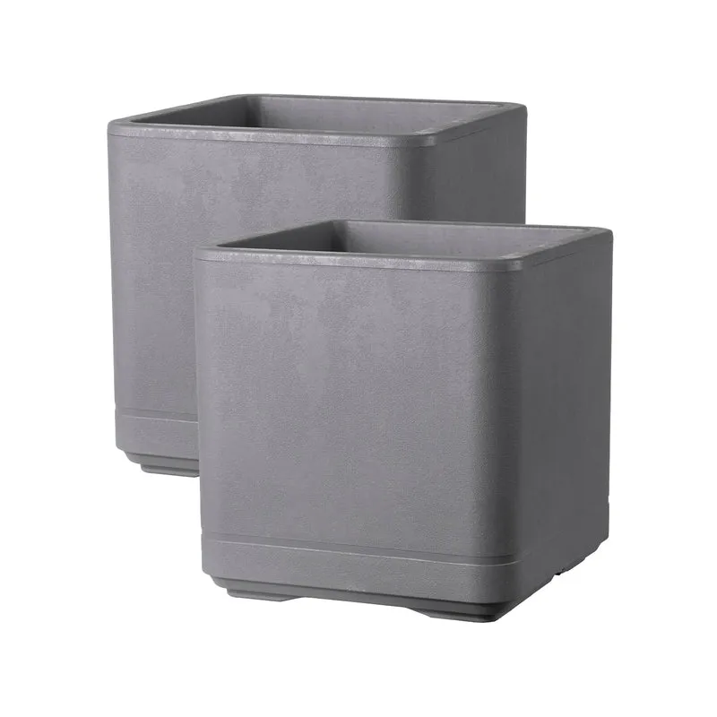 XL Pflanzkasten "Cosmo" mit Rollen und Wasserstandanzeige (Farbe/Größe wählbar)