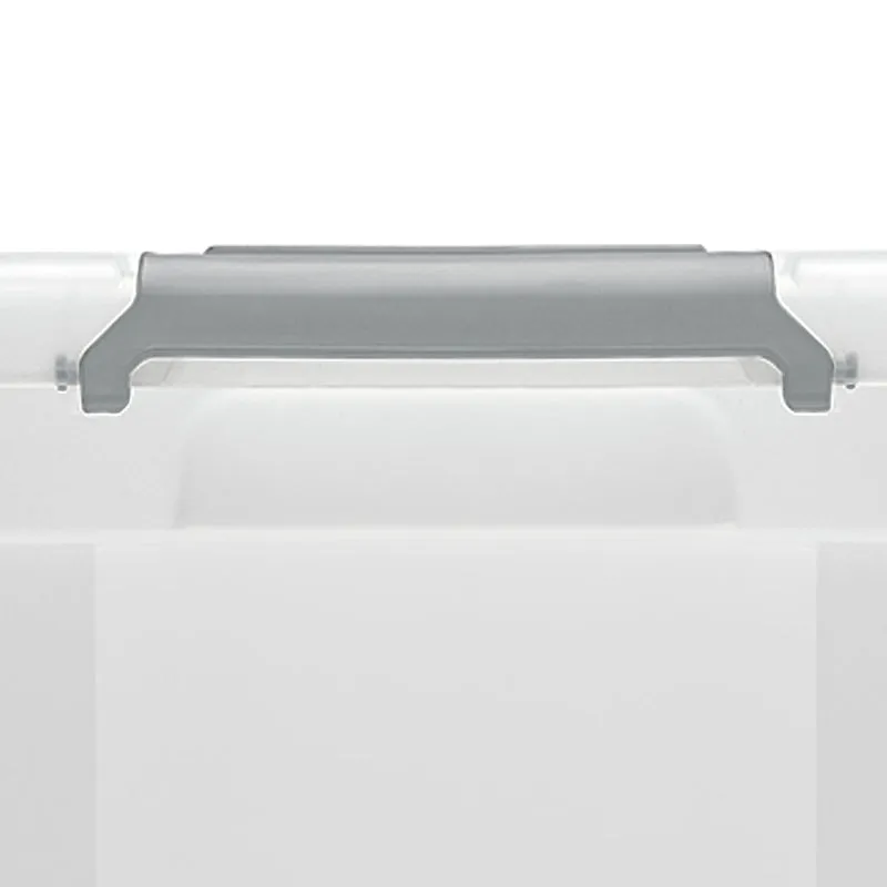 Aufbewahrungsbox 'Prime Store' mit Rollen in Transparent (Volumen/Set wählbar)