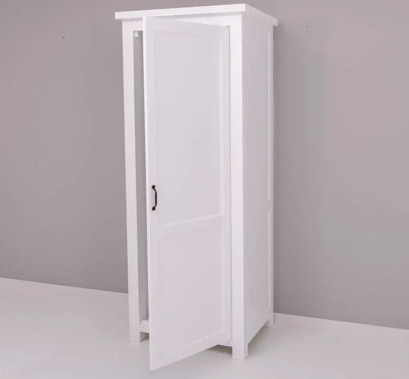 Einbauschrank für Kühlschrank aus Massivholz | Kühlumbauschrank für Kühl-Gefrierkombination