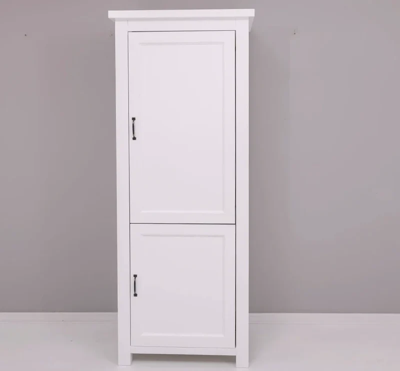 Einbauschrank für Kühlschrank aus Massivholz | Kühlumbauschrank für Kühl-Gefrierkombination