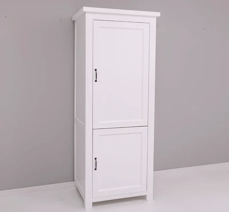 Einbauschrank für Kühlschrank aus Massivholz | Kühlumbauschrank für Kühl-Gefrierkombination