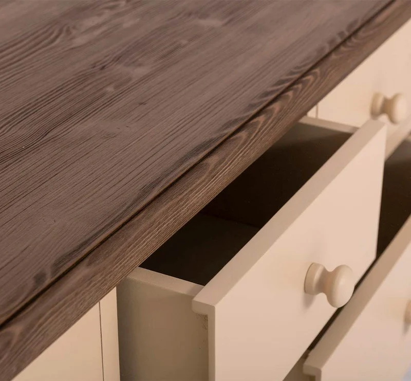 Kommode aus Massivholz | Sideboard mit 9 Schubladen