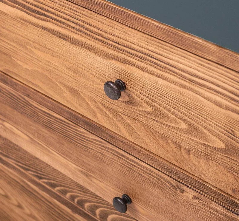Landhauskommode aus Massivholz - Sideboard mit 5 Schubladen