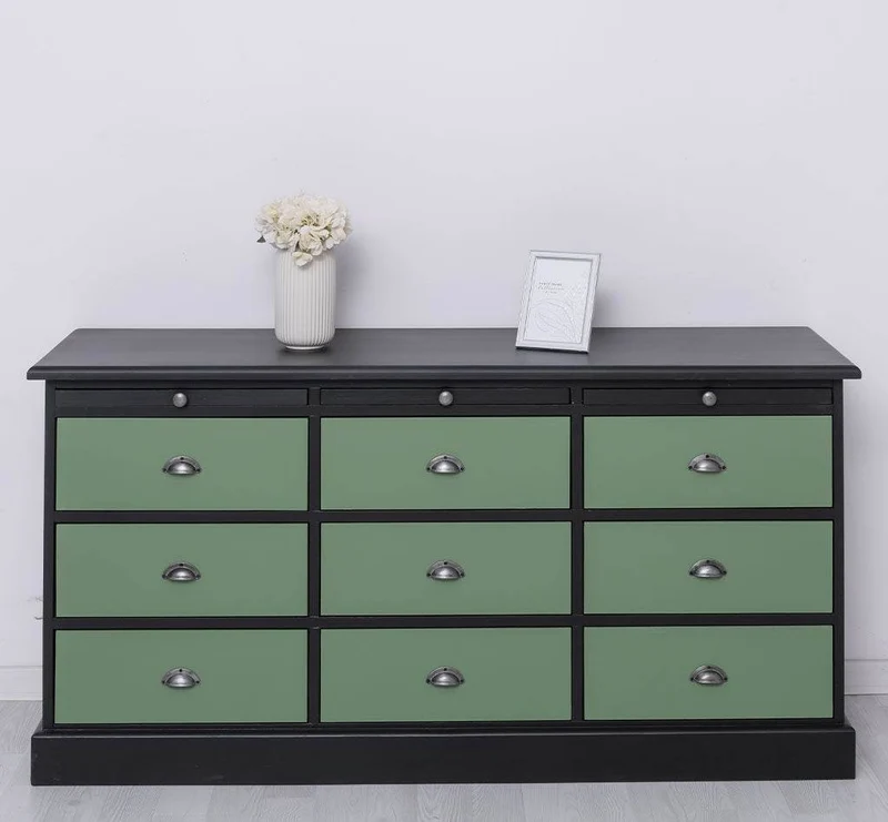 Große Landhauskommode mit neun Schubladen - Sideboard in verschiedenen Farben