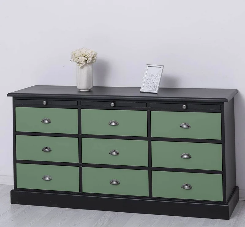 Große Landhauskommode mit neun Schubladen - Sideboard in verschiedenen Farben