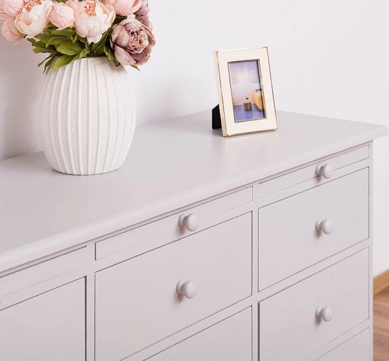 Große Landhauskommode mit neun Schubladen - Sideboard in verschiedenen Farben