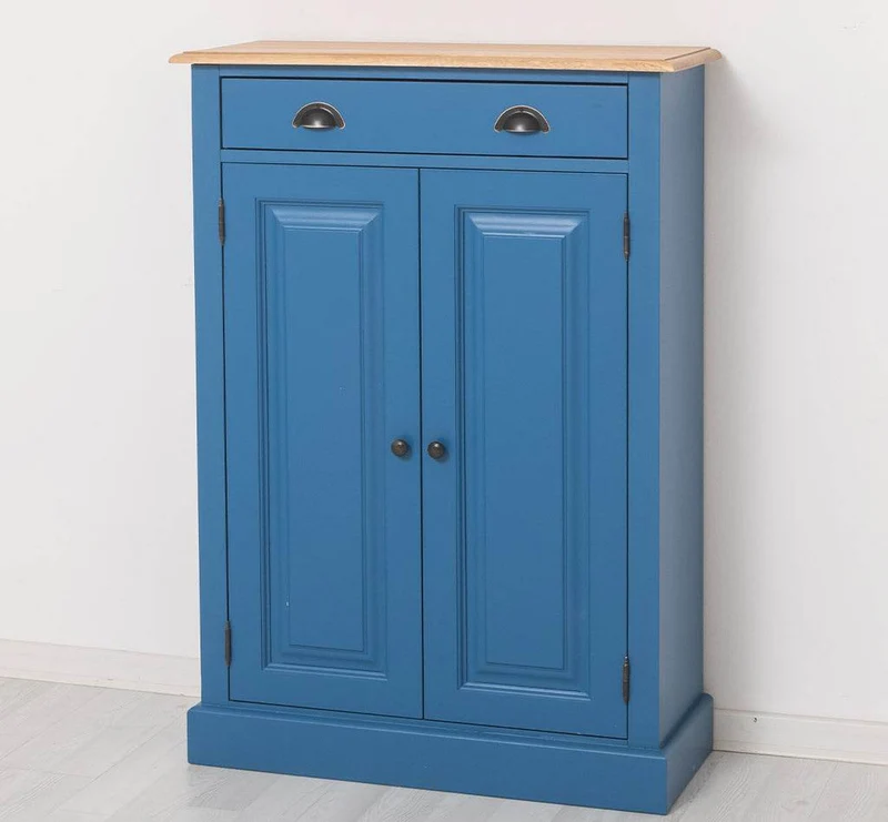 Landhaus Highboard aus Massivholz in verschiedenen Farben