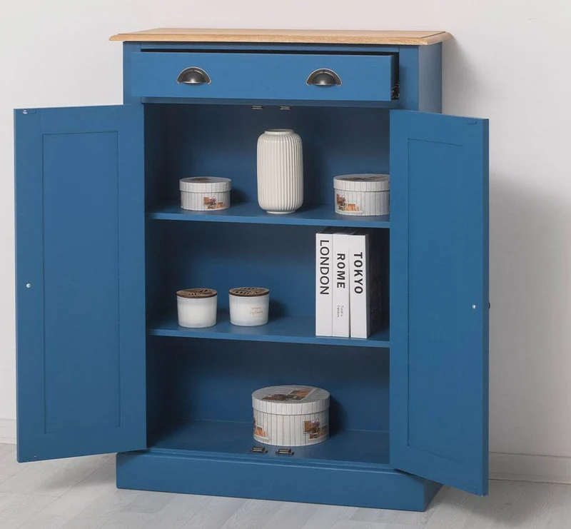Landhaus Highboard aus Massivholz in verschiedenen Farben