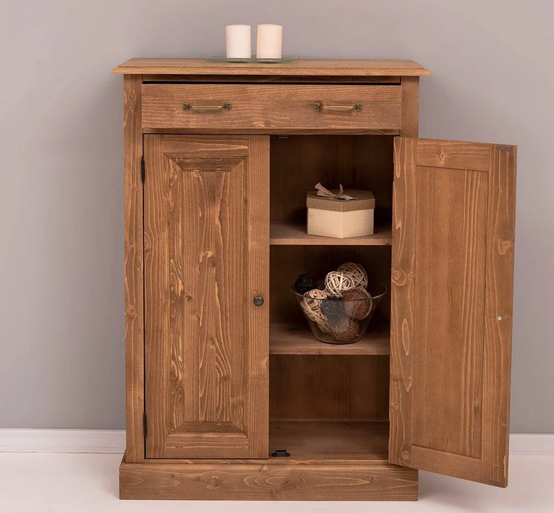 Landhaus Highboard aus Massivholz in verschiedenen Farben