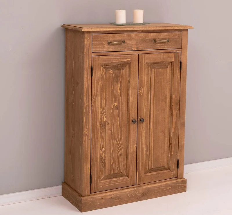 Landhaus Highboard aus Massivholz in verschiedenen Farben