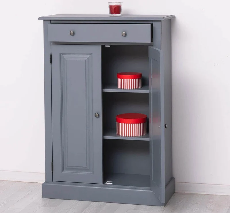 Landhaus Highboard aus Massivholz in verschiedenen Farben