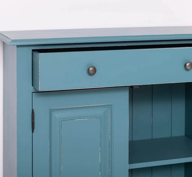Landhaus Highboard aus Massivholz in verschiedenen Farben