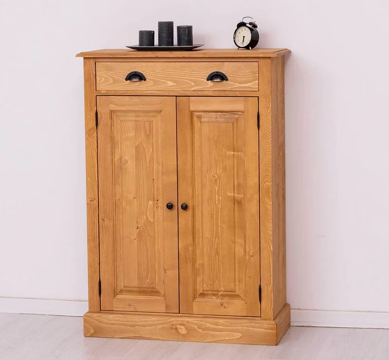 Landhaus Highboard aus Massivholz in verschiedenen Farben