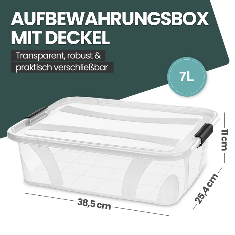 Master Box mit Deckel in verschiedenen Größen (Größe wählbar)