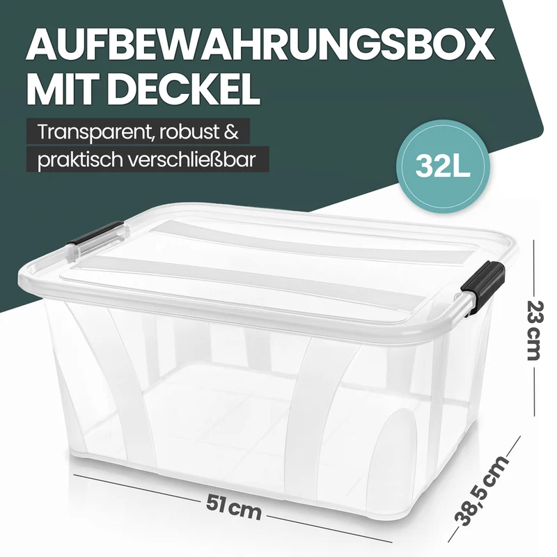 Master Box mit Deckel in verschiedenen Größen (Größe wählbar)