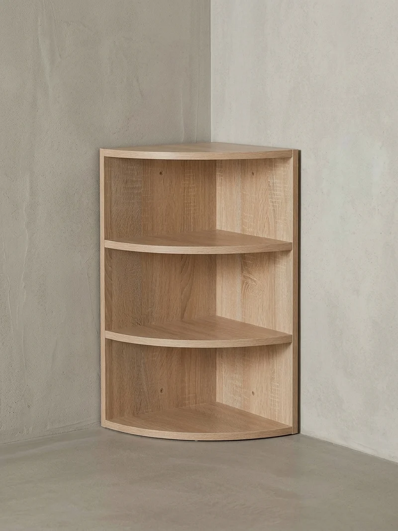Eckregal MDF Runder Front Modern