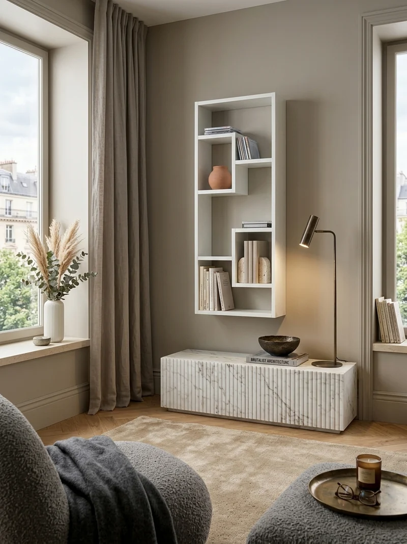 Wandregal Spanplatte Freischwebend Modern
