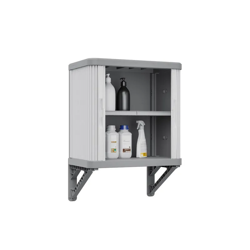 Rolladenschrank "Rolling Space" in Grau (Modelle wählbar)