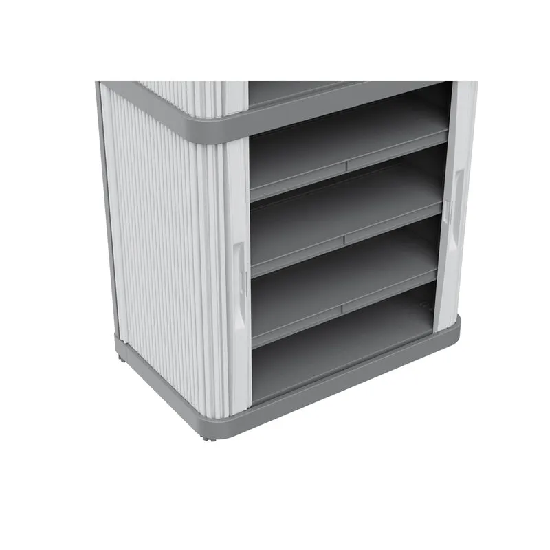 Rolladenschrank "Rolling Space" in Grau (Modelle wählbar)
