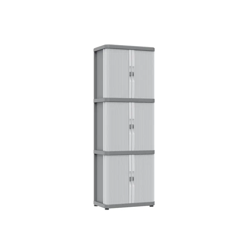 Rolladenschrank "Rolling Space" in Grau (Modelle wählbar)