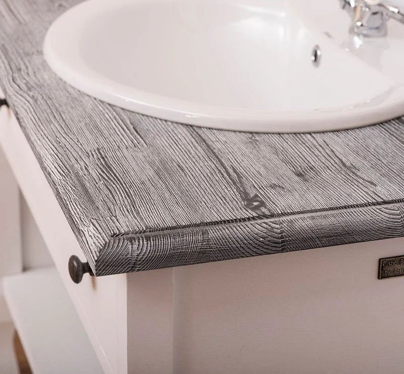 Vintage Waschtisch aus Massivholz im Landhausstil