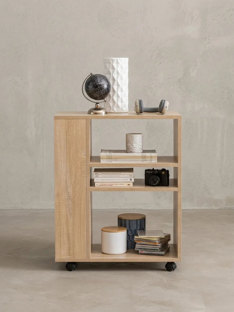 Regal Multifunktional Mit Rollen Modern