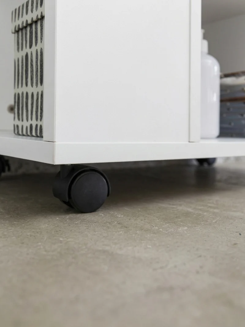 Regal Multifunktional Mit Rollen Modern