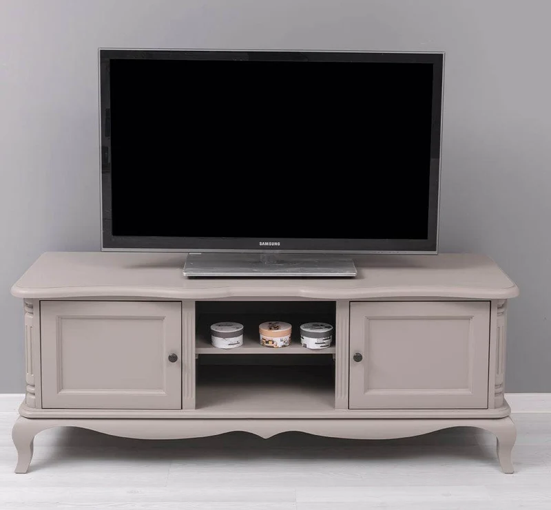 Großes Barock TV Sideboard mit 2 Türen - geschwungene Kommode