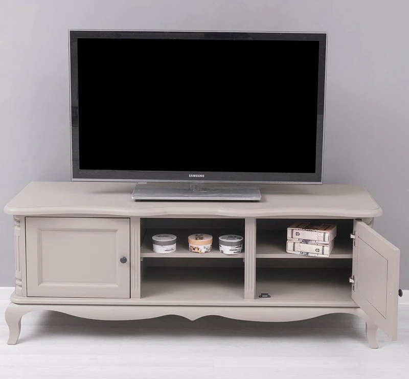 Großes Barock TV Sideboard mit 2 Türen - geschwungene Kommode