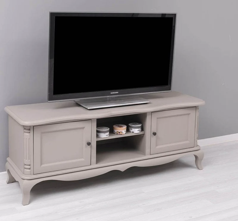 Großes Barock TV Sideboard mit 2 Türen - geschwungene Kommode