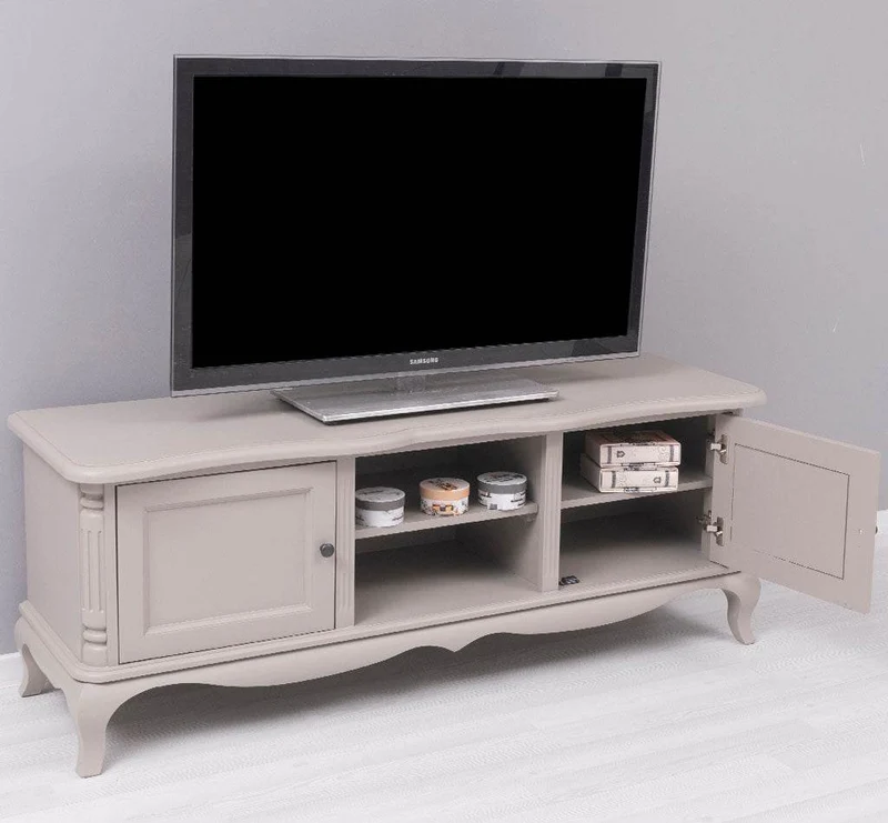 Großes Barock TV Sideboard mit 2 Türen - geschwungene Kommode