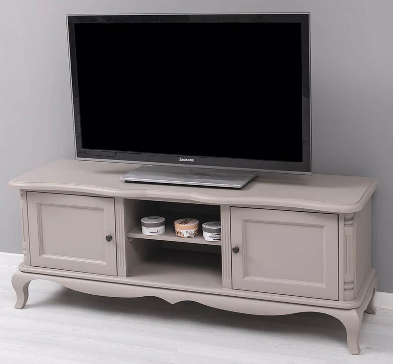 Großes Barock TV Sideboard mit 2 Türen - geschwungene Kommode