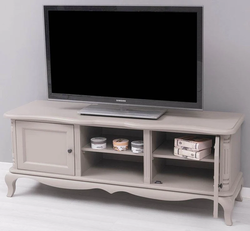 Großes Barock TV Sideboard mit 2 Türen - geschwungene Kommode