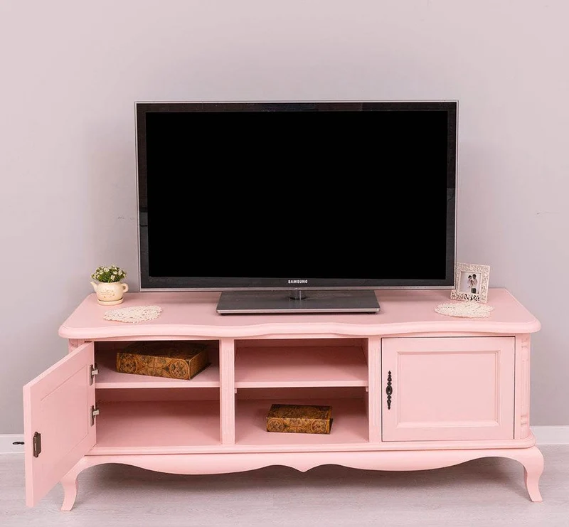 Großes Barock TV Sideboard mit 2 Türen - geschwungene Kommode